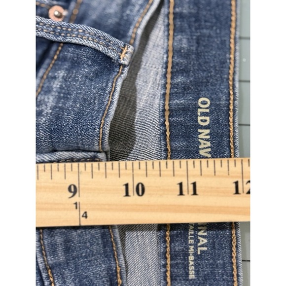 OLD NAVY WOMENS JEANS SIZE 6 SHORT ORIGINAL MID RISE SKINNY DENIM MEDIUM WASH - Picture 6 of 8